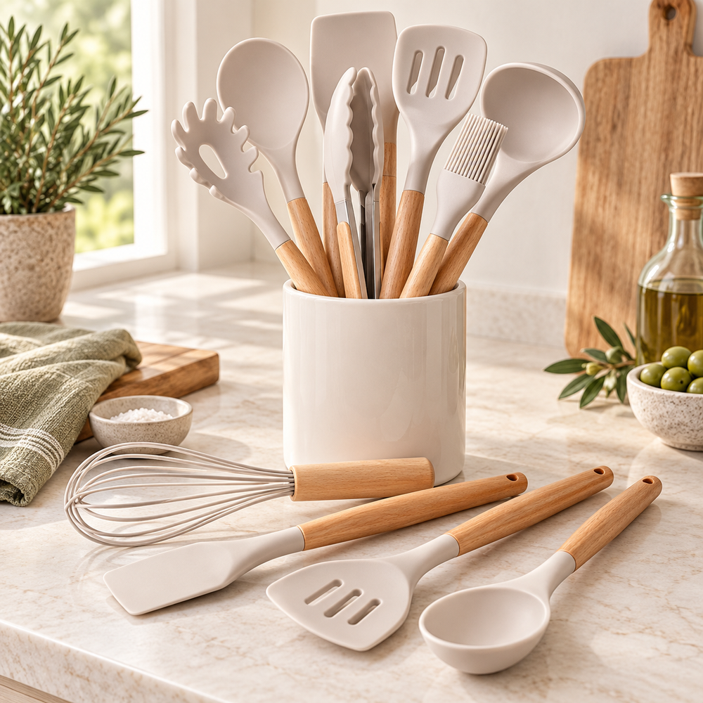 Küchenhelfer-Set Silvena, 12-teilig