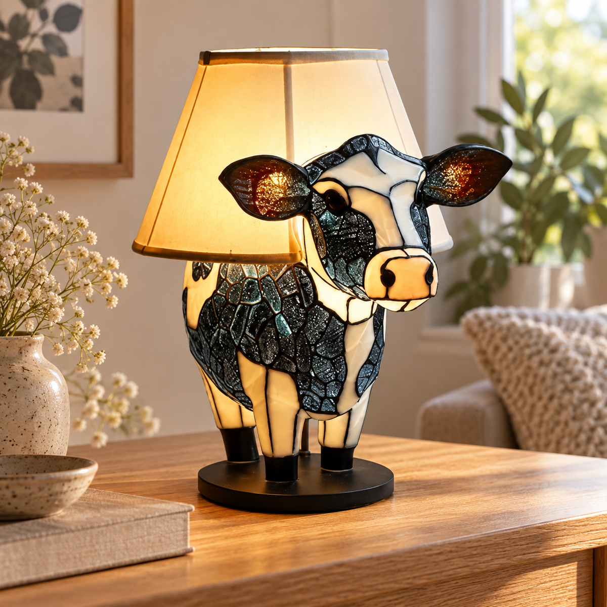 Glasleuchte Dackel Mosaik — Milchkuh