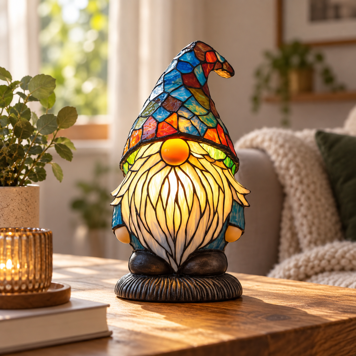 Glasleuchte Dackel Mosaik — Zwergfarben