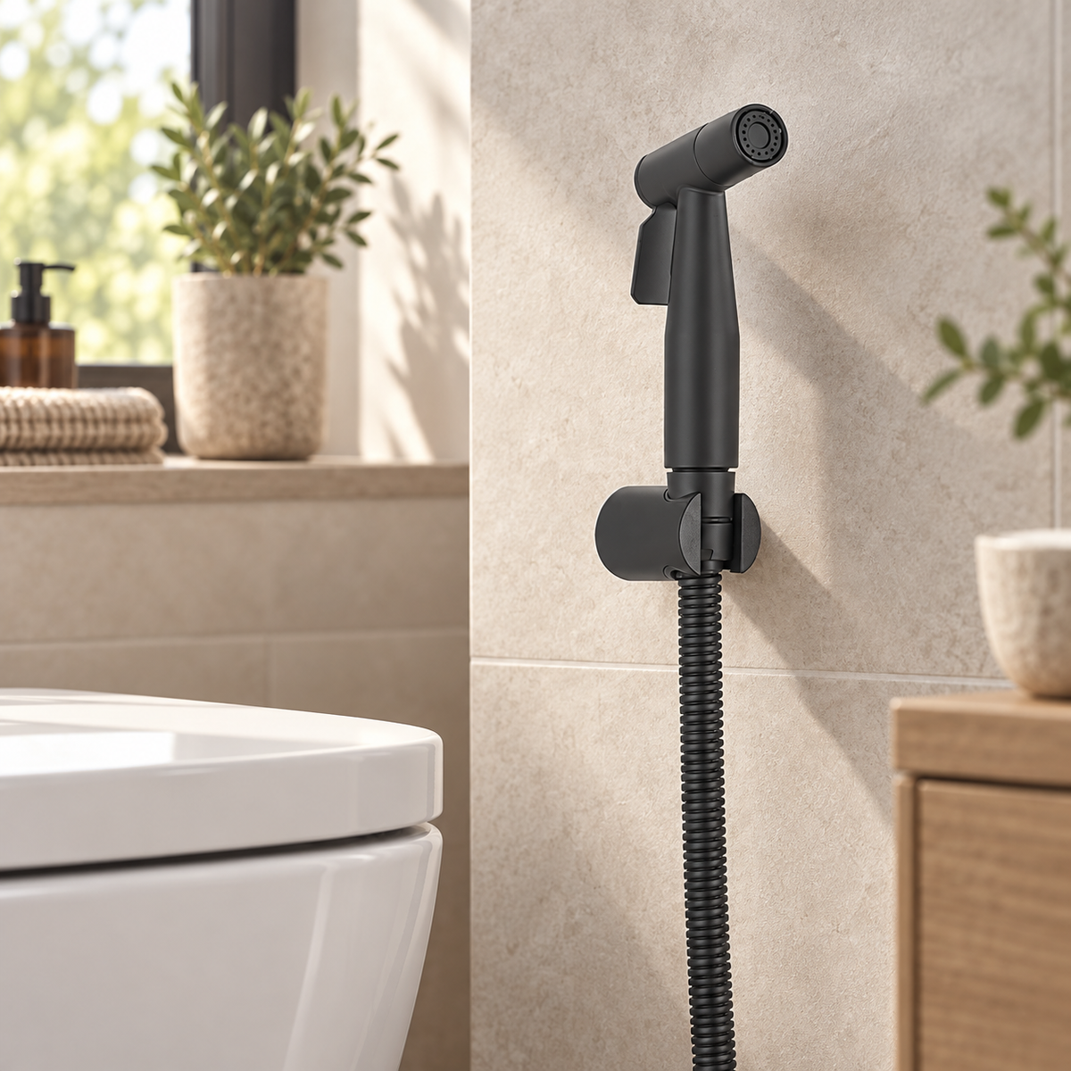 Bidet-Handbrause Nova — Schwarz