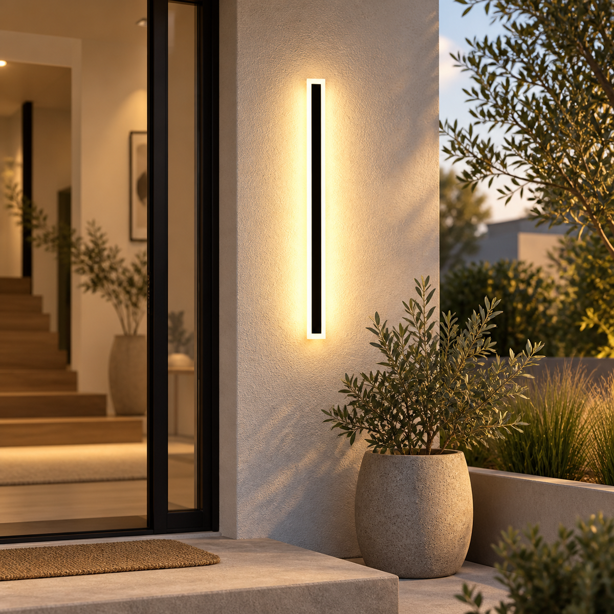Außenleuchte Linea — Warmweiß