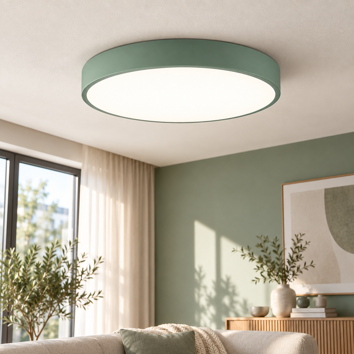 Deckenleuchte Solara LED — Grün